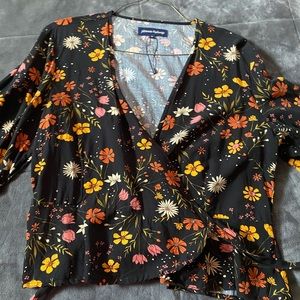 Princess Highway Wrap Blouse.  Bell sleeves